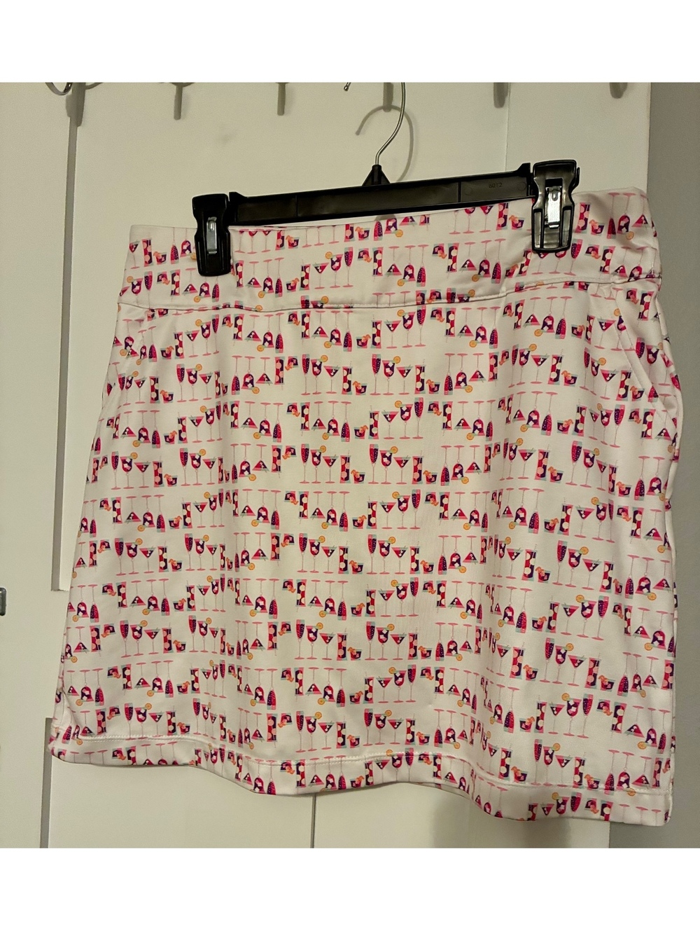 Coral Bay Golf Cocktail Print Athletic Skort – Women's Size Medium